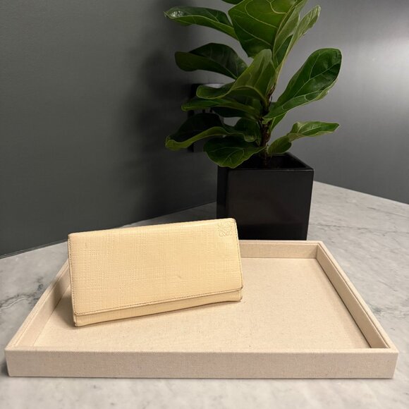 Loewe Long Horizontal Wallet – Soft Grained Calfskin & Gold Hardware - Picture 1 of 16